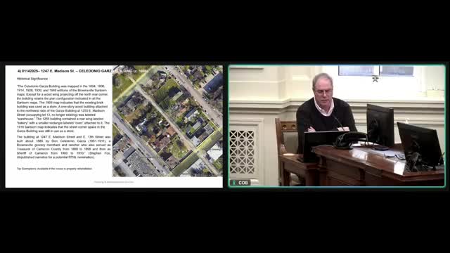 Commission approves rear‑yard restroom and courtyard plan at 1247 East Madison with material guidance