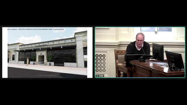 Commission tables facade redesign at 934 East Lehi after finding demolition/alteration underway without permits