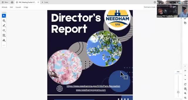 Park and Rec director reports rising program registrations, pool plans and Claxton construction progress