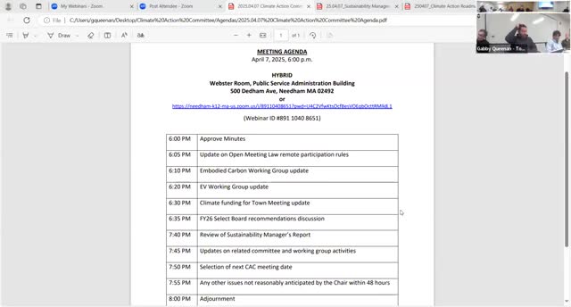 Needham committee shares primer on embodied carbon, recommends further review