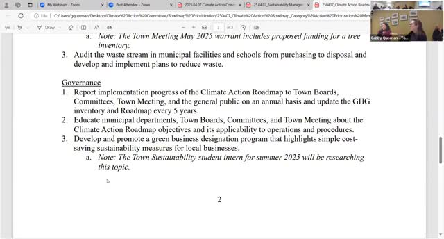 Town Planning Board evaluates climate resilience and stormwater management strategies