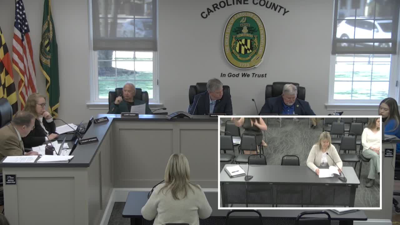 Caroline County enacts two zoning changes, holds hearings on BZA term limits and wastewater rules