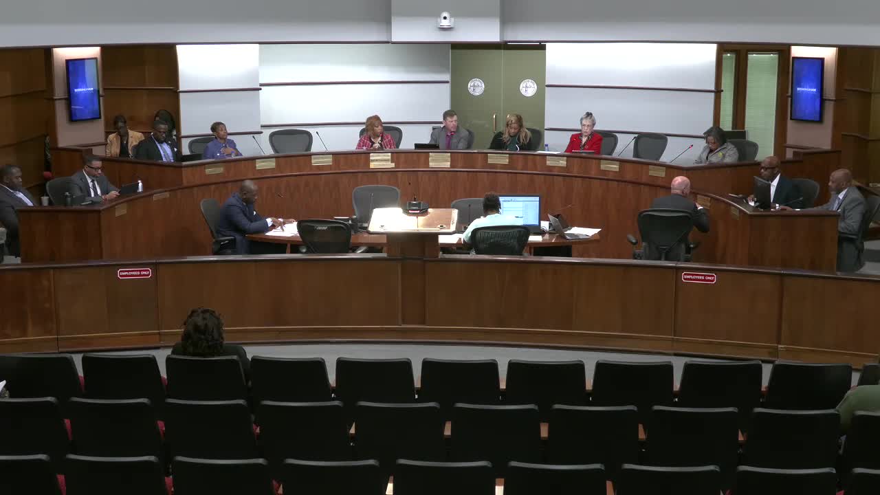 Birmingham council approves consent agenda and several funding items; zoning hearing set