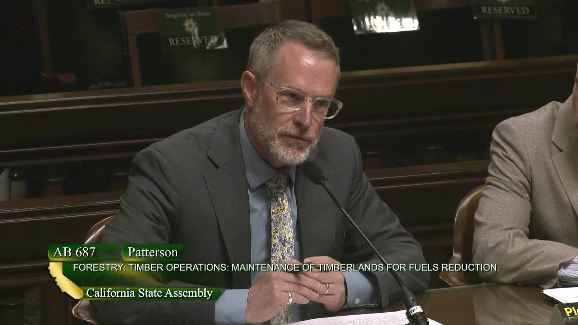 Assemblymember Patterson promotes streamlined wildfire project compliance in California