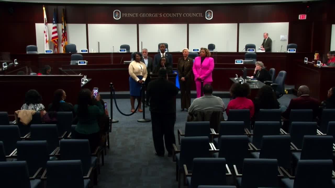 Prince George's Council honors Egypt Middleton as Maryland's 2025 School Nurse of the Year