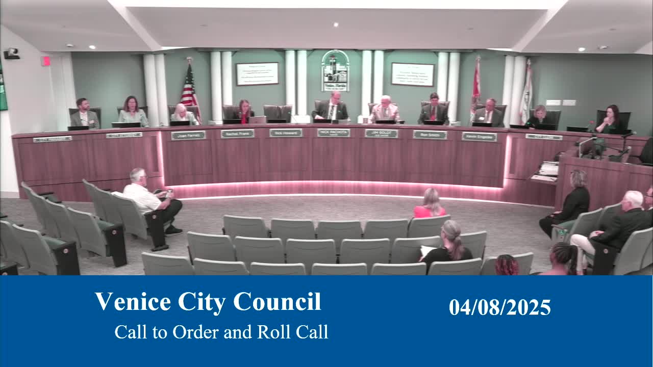 Venice City Council holds first meeting in new chambers with service awards and swearing-in