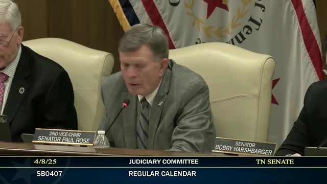 Senate Committee advances bill to streamline voting rights restoration process in Tennessee