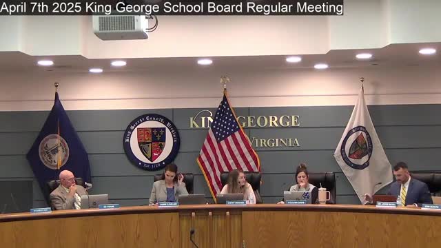 King George County Schools updates bus usage policy and budget planning for salary raises