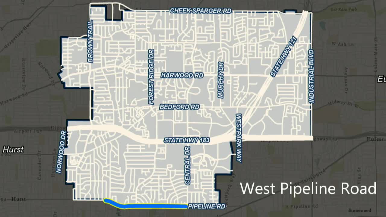 City approves TxDOT cable barrier and sidewalk improvements near Euless park
