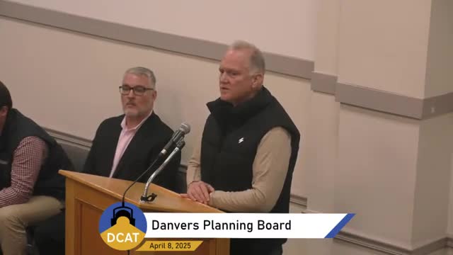 Danvers planning board reviews stormwater management for new residential development