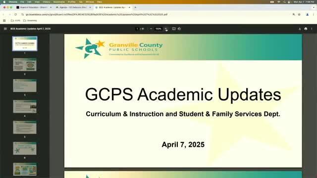 Granville County Schools highlights summer learning programs and Governor's School selections