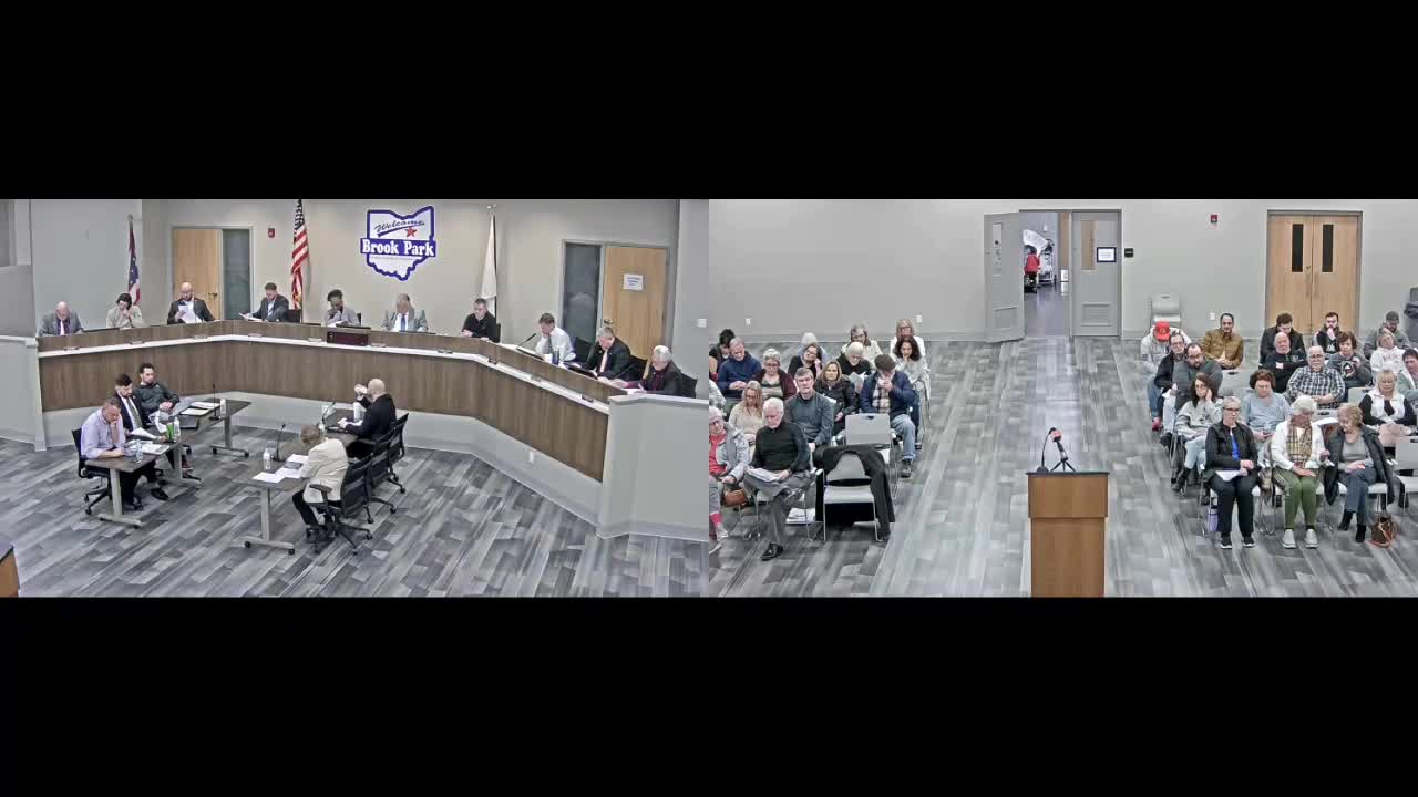 Brook Park Council reviews Planning Commission's traffic study and public concerns
