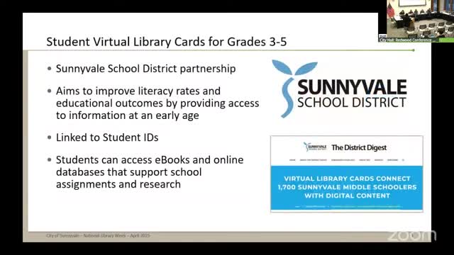 Sunnyvale School District launches digital library cards for grades 3 to 5