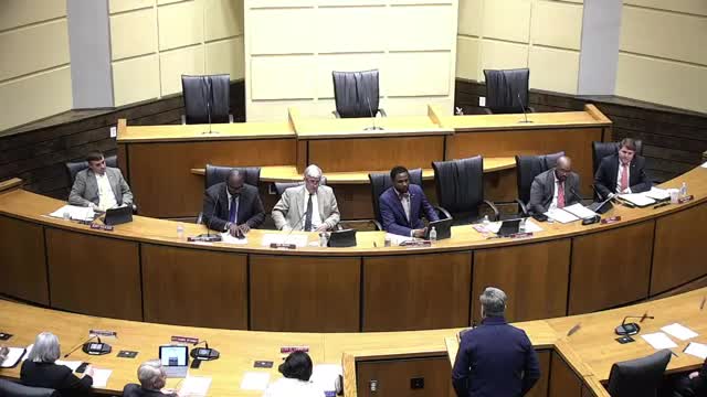Clint Guthrie warns Mobile council about drainage issues in proposed preserve development
