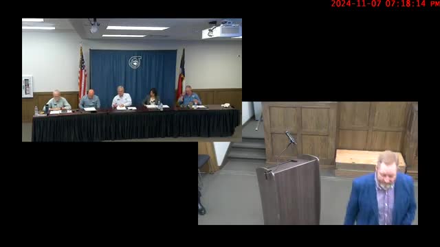 Public Works Director Watanabe presents Deep Elkhorn Road safety study findings
