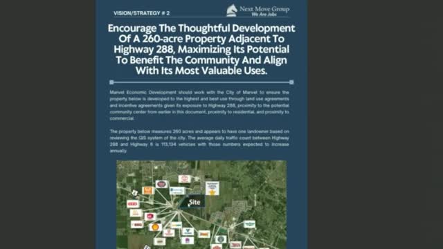 Manvel leaders propose community center and economic development plans for light industrial sector