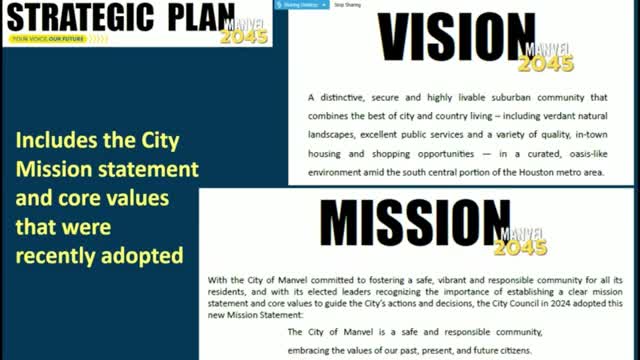 Manville City Council adopts new mission and vision for community development