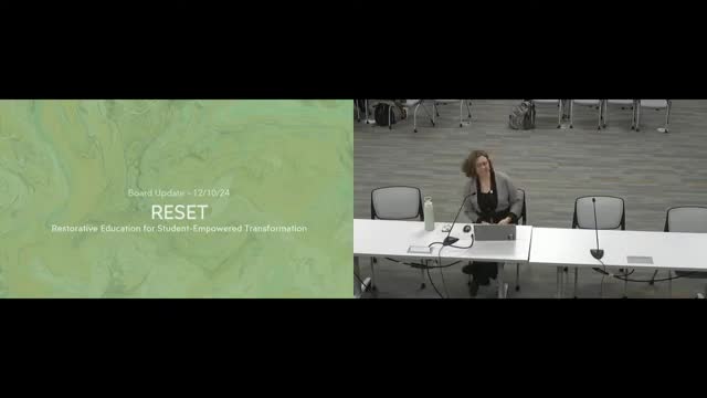 District reports more younger students referred to safe‑school resets; elementary reset planned