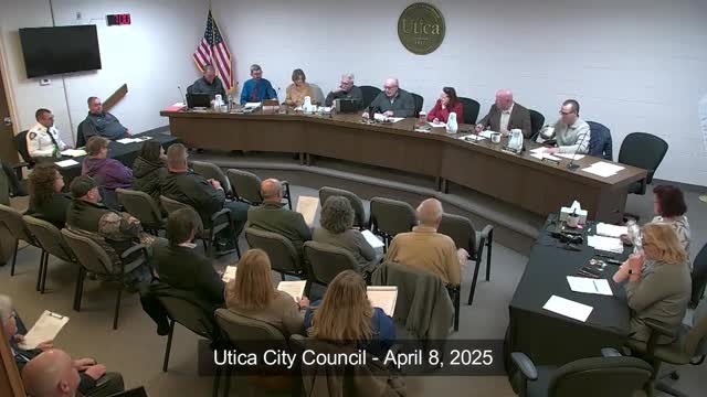 Utica City Council honors Ken Sikora for 35 years of dedicated service