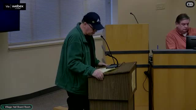 Trustee Baum urged to disclose ties to Graywolf Partners during village meeting