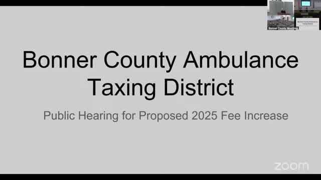 Bonner County Ambulance District proposes 20% fee increase to address rising costs