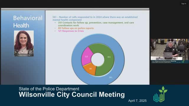 Wilsonville police enhance community policing with behavioral health support programs