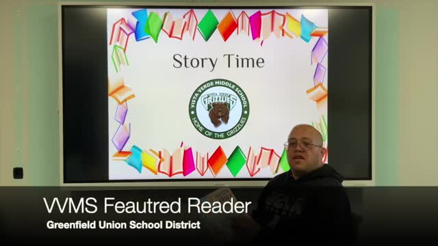 Mr. Vargas engages eighth graders with If You Give a Dog a Donut reading