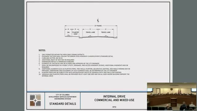 Planning commission approves alternative sidewalk design for Columbia Mall outparcel, developers to add crosswalks and easement dedication