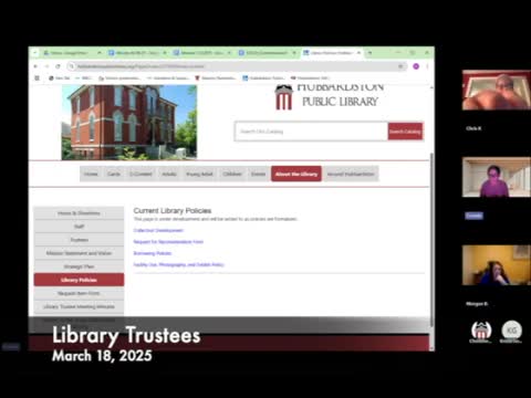 Trustees adjourn meeting; no policy items were voted on