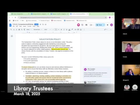 Hubbardston trustees revise draft solicitation policy, lean on state law for enforcement