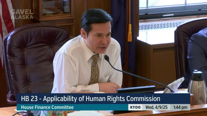 House Committee sets April 15 amendment deadline for Human Rights Commission bill