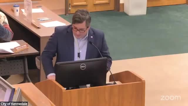 Finance Director John unveils Kennedale financial report and departmental achievements