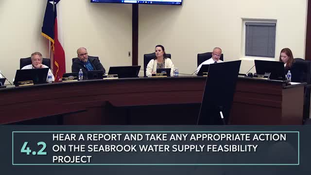 Seabrook explores water supply solutions amid growth pressures