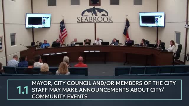 Seabrook hosts Veterans Day ceremony and announces festive upcoming events