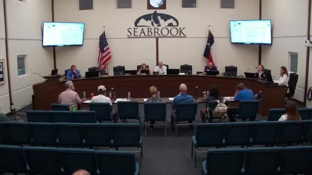 Seabrook Council reviews TxDOT's Green Ribbon landscape project during workshop
