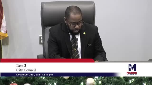 City Council approves election results for Manor's Mayor runoff