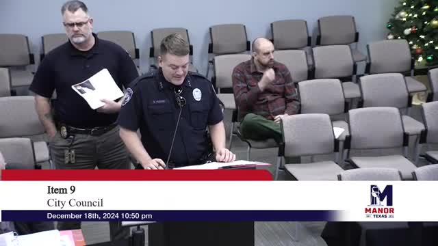 Manor City Council approves contract for 40 new TASER devices and training upgrades