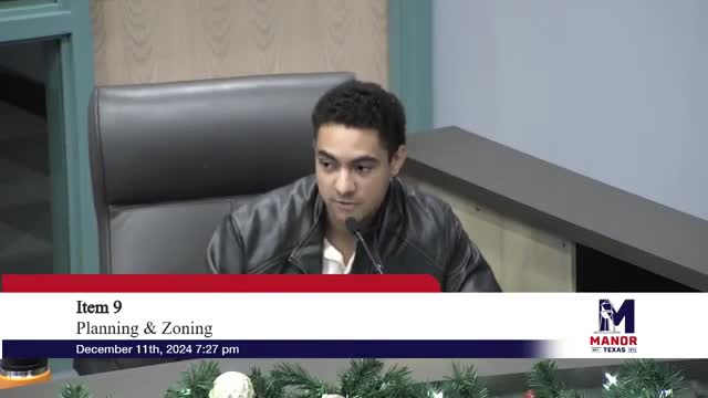 Manor Commission reviews proposal for new gas station amid traffic concerns