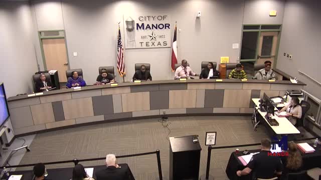 Manor City Council celebrates Judge John Yeager's retirement and presents Town Square development
