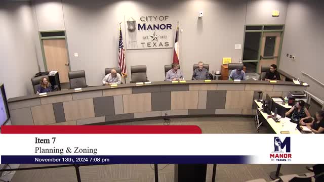 Manor commissioners debate tree ordinance amid development concerns