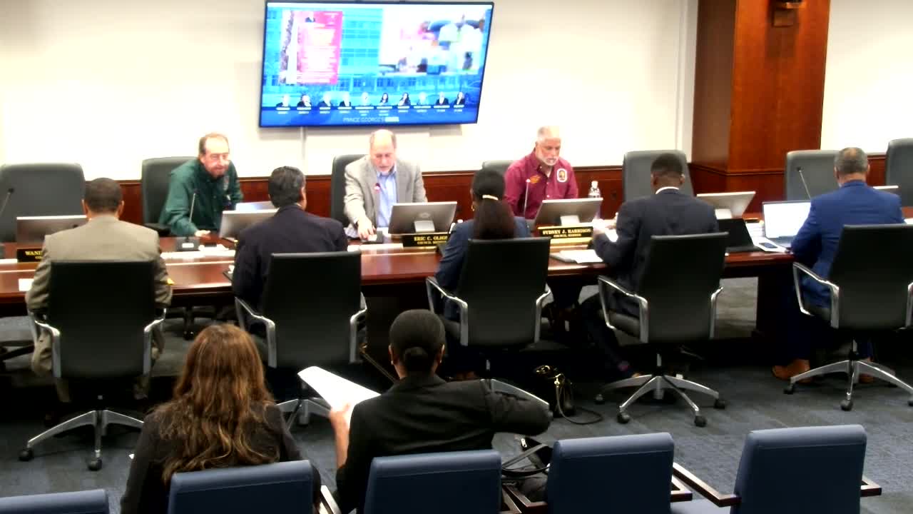 Committee votes 3–0 to hold CB 23‑2025, an animal control bill