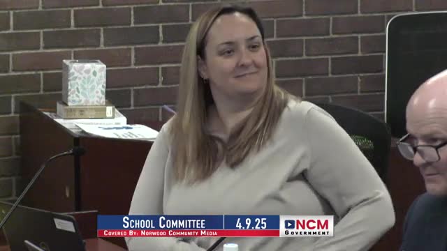 Norwood School Committee hears Coakley Middle School progress, approves surplus and staffing changes and authorizes contract talks with Chartwells