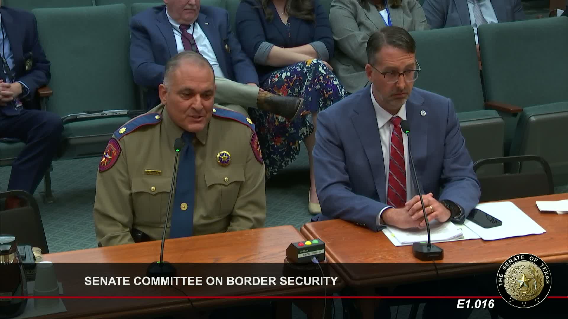 Major Villareal discusses cargo smuggling tactics at Los Indios border crossing