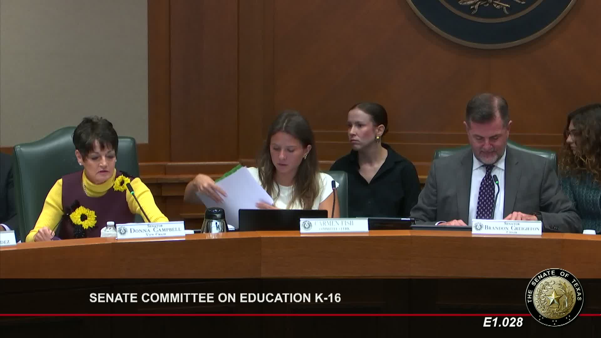 Senate Committee on Education hears five higher-education bills; all left pending