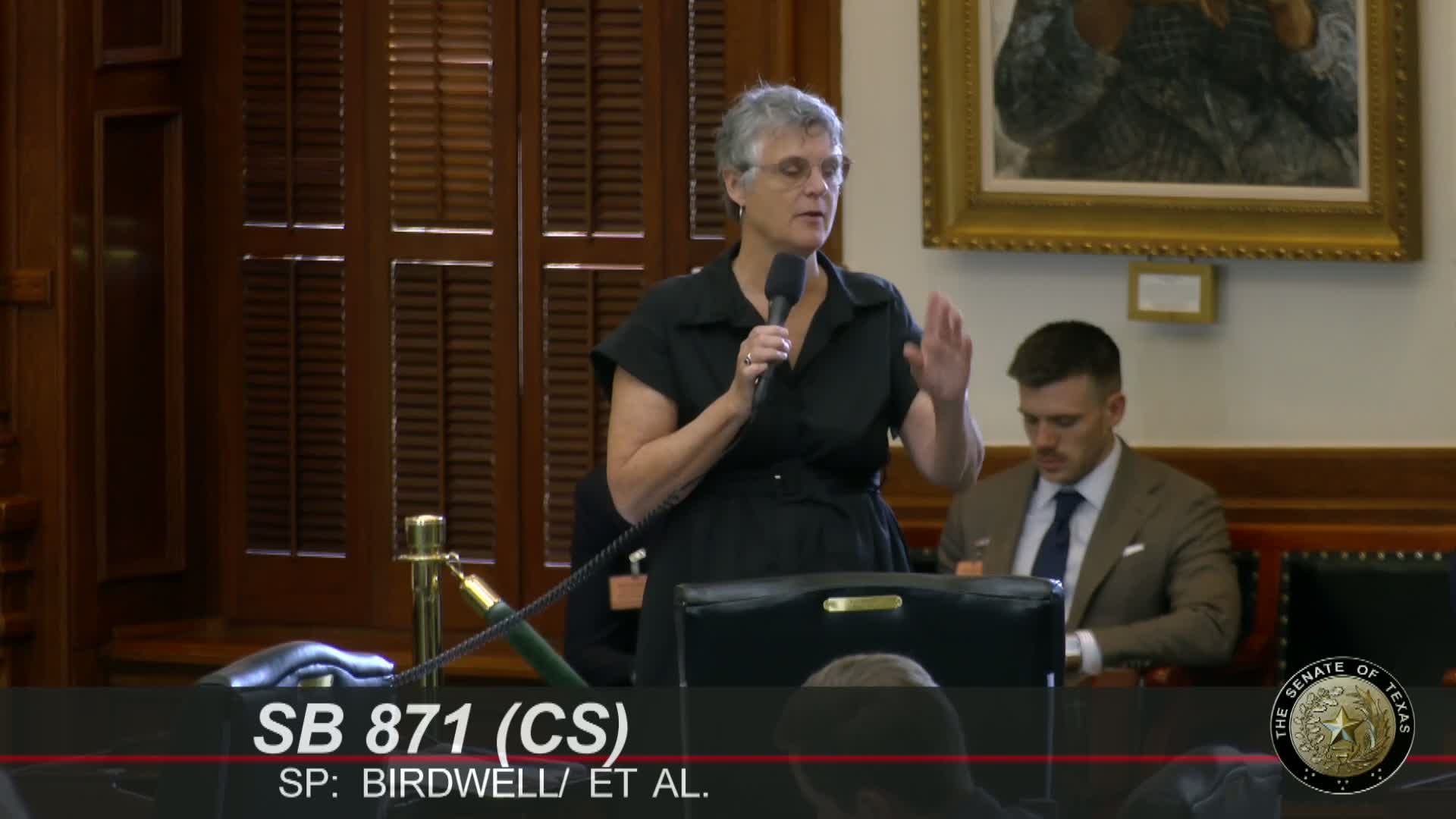 Senator Burwell advances Senate Bill 871 on disaster authority legislation