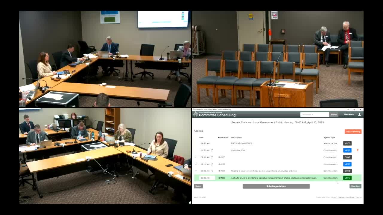 Committee approves study of state employee total compensation; language broadened to compare across departments and private sector