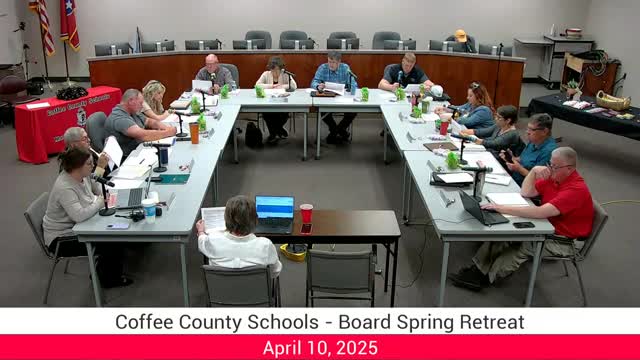 Coffee County Schools present budget with 2–4% pay options and potential fund‑balance impacts