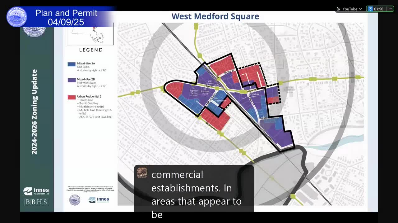 Medford Council reviews zoning proposals to increase density along High Street and Boston Ave