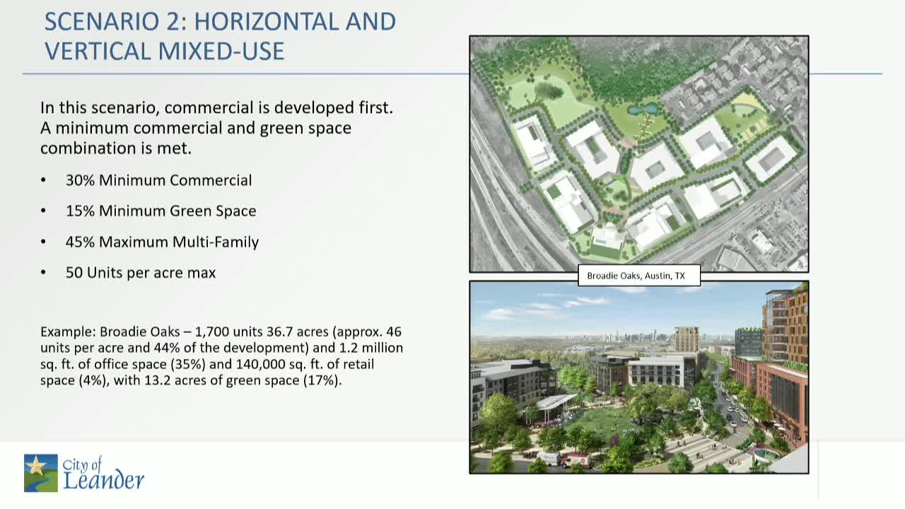 Leander City Council proposes comprehensive plan for mixed-use development