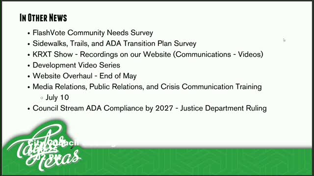 City Council emphasizes ADA compliance with closed captioning initiatives